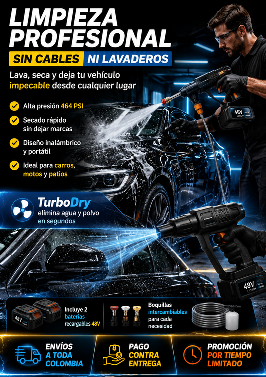 COMBO HIDROLAVADOROA Y SOPLADORA 48V